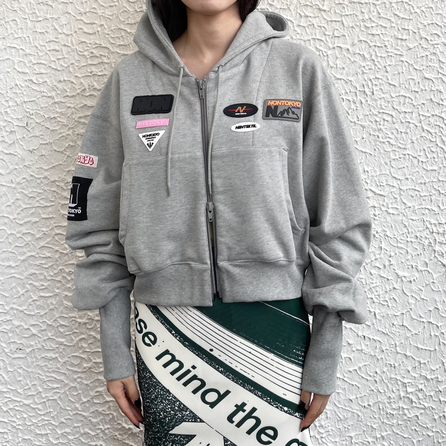 SAILOR ZIP-UP PARKA / GRAY / セーラージップアップパーカー