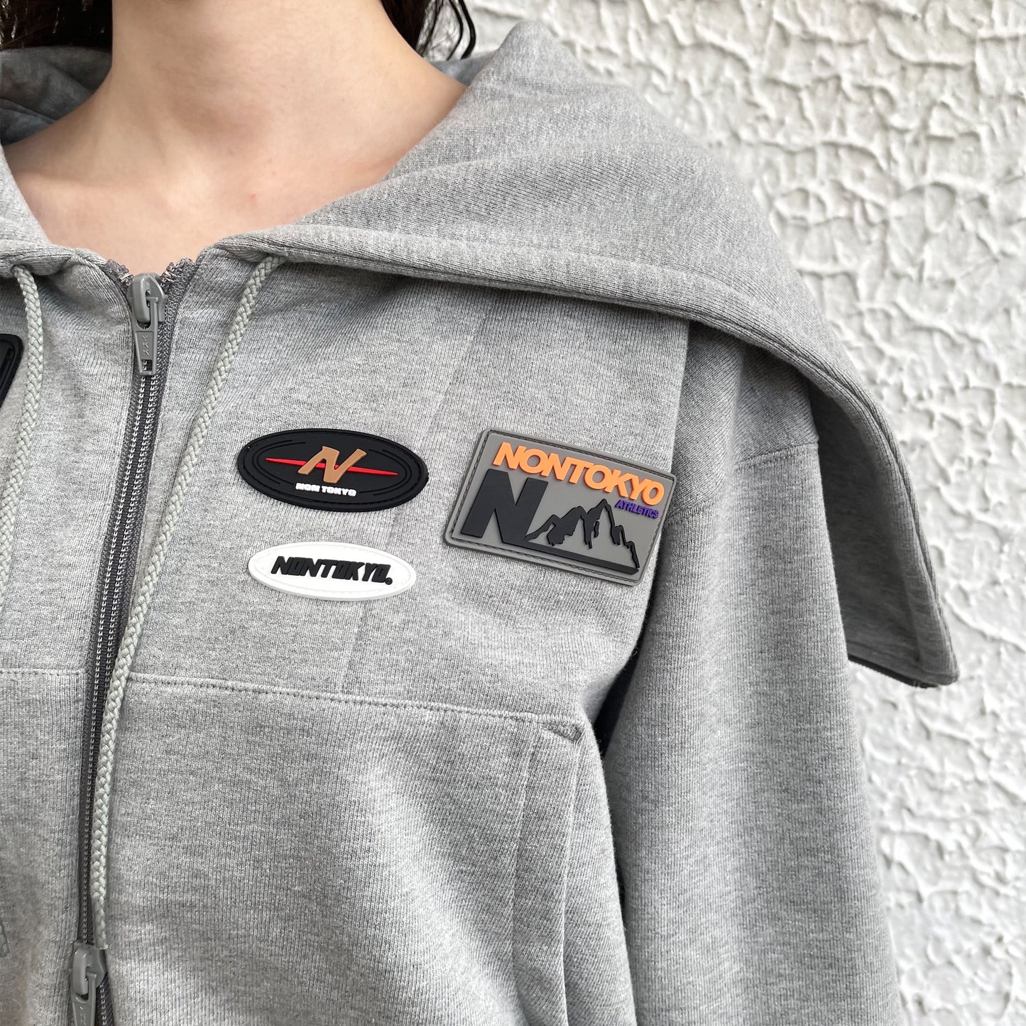 SAILOR ZIP-UP PARKA / GRAY / セーラージップアップパーカー