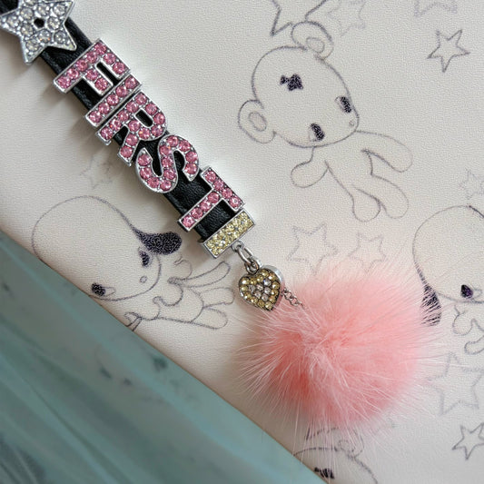 [F.E.E.S] cubic lettering keyring / ME★FIRST / キュービックレタリングキーリング