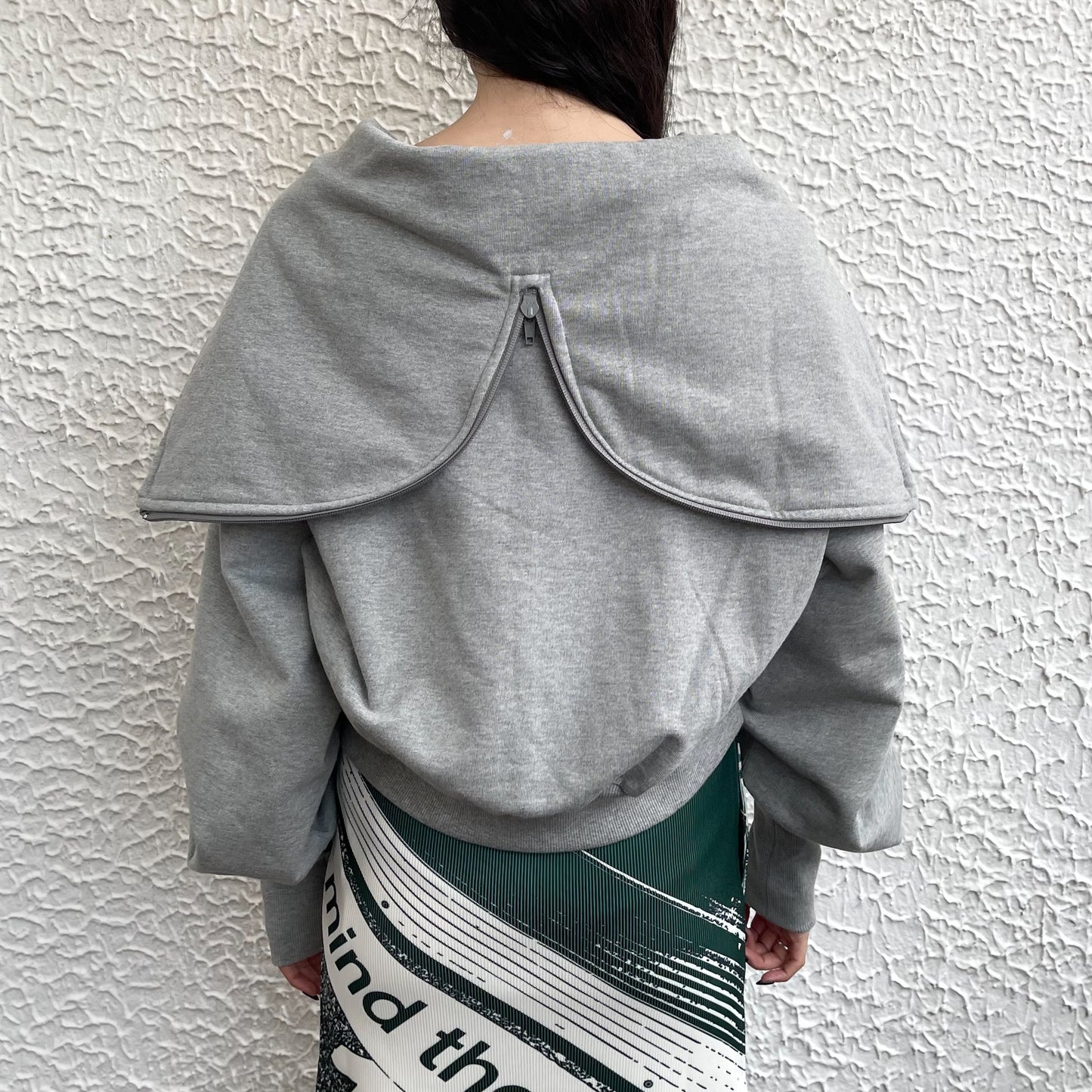 SAILOR ZIP-UP PARKA / GRAY / セーラージップアップパーカー
