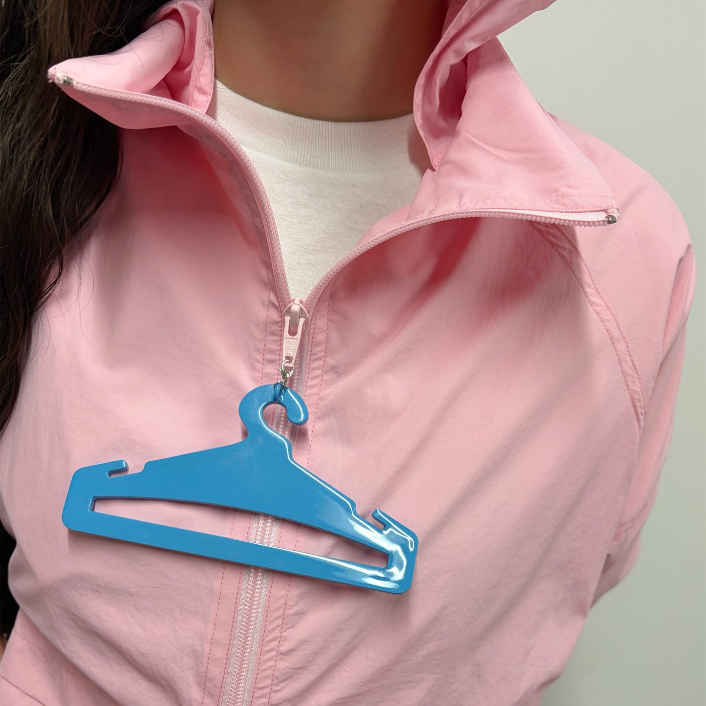 DOUBLE SLEEVE TRACK JACKET / POWDER PINK / ダブルスリーブトラックジャケット