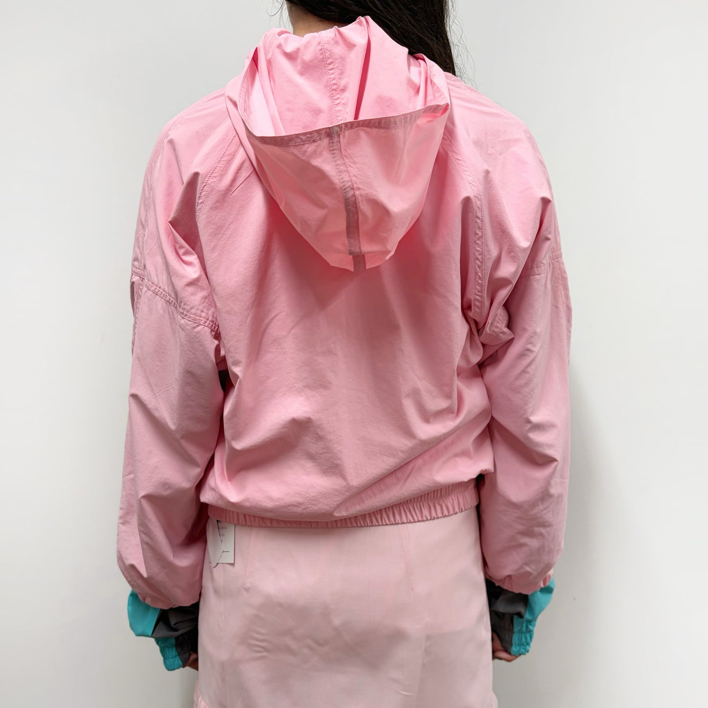 DOUBLE SLEEVE TRACK JACKET / POWDER PINK / ダブルスリーブトラックジャケット