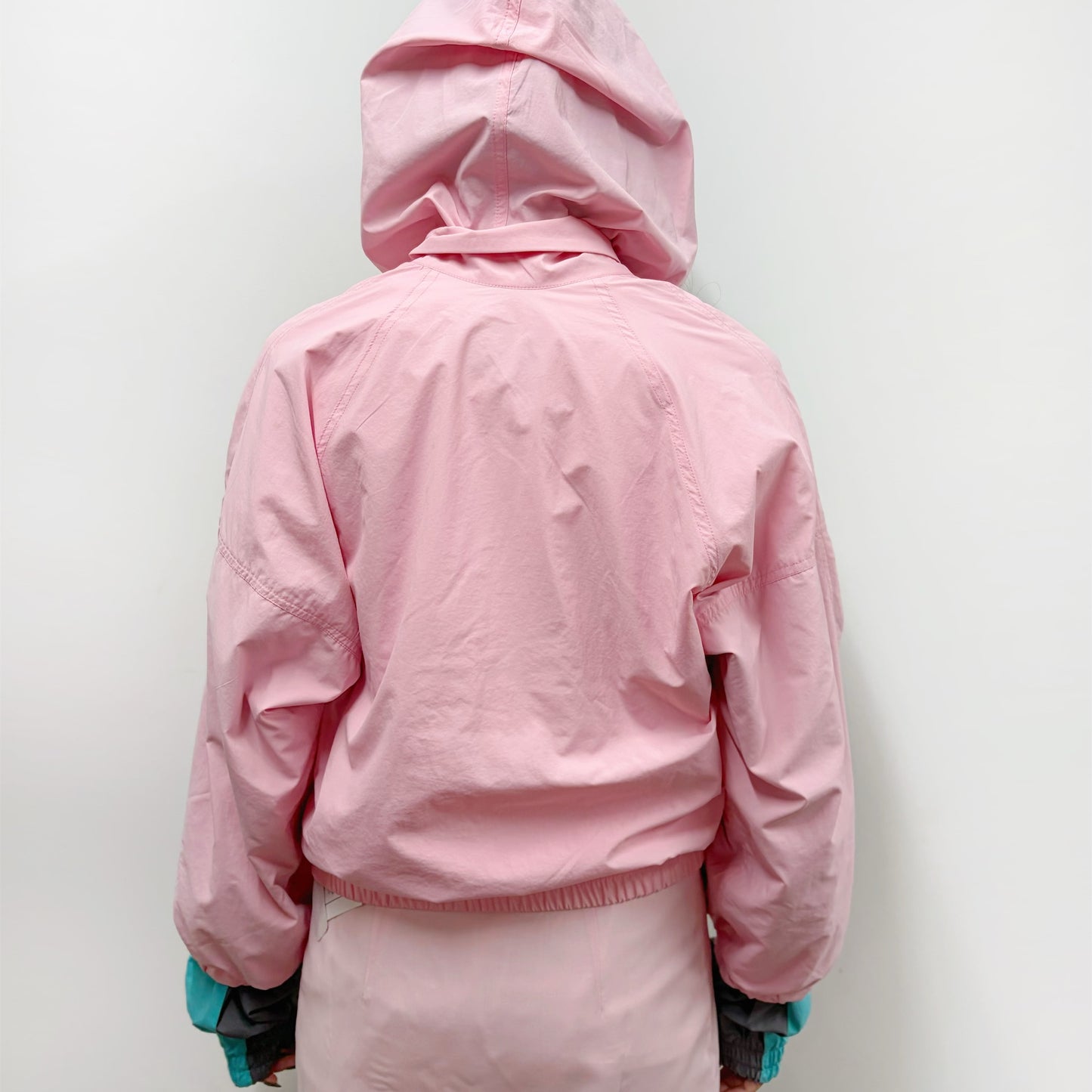 DOUBLE SLEEVE TRACK JACKET / POWDER PINK / ダブルスリーブトラックジャケット
