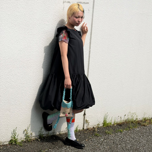 Anticipation dress / BLACK / バルーンドレス
