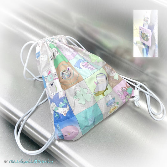 【alldollscode】alldollscode string bag - Reversible / ナップサック