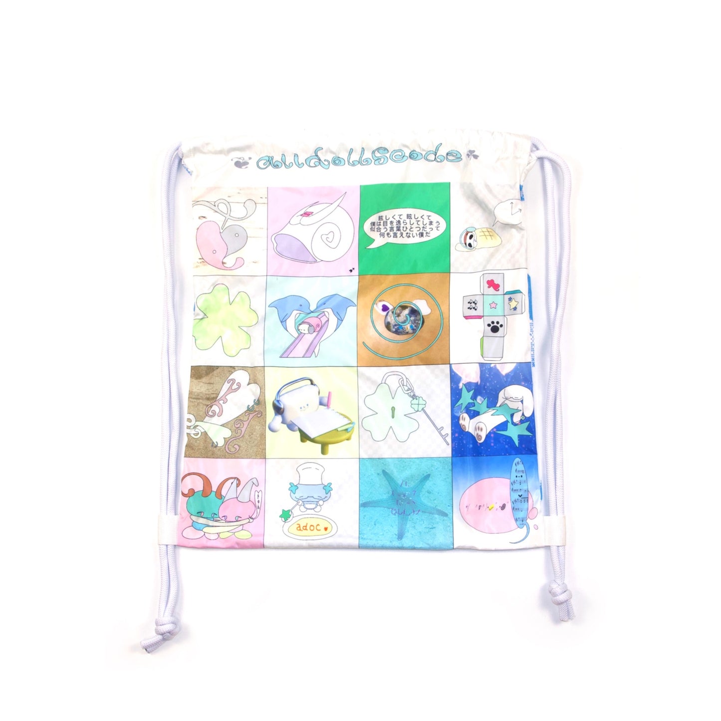 【alldollscode】alldollscode string bag - Reversible / ナップサック