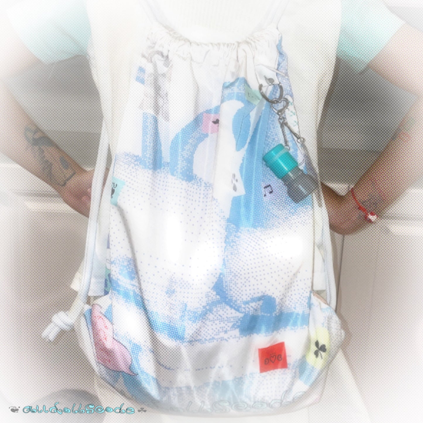 【alldollscode】alldollscode string bag - Reversible / ナップサック