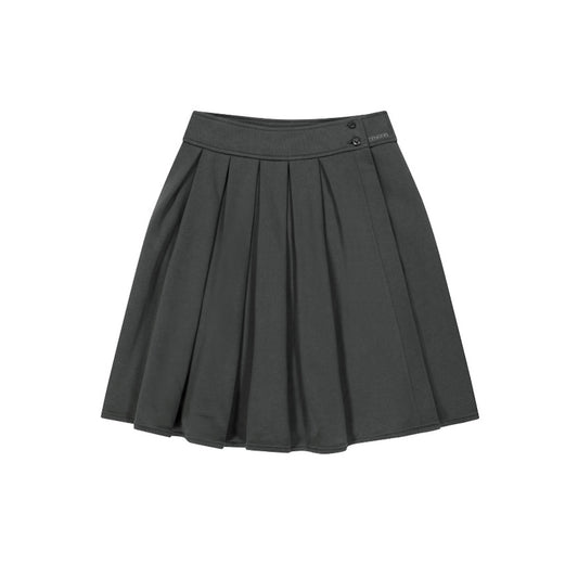 COZY SWEAT WRAP SKIRT / CHARCOAL / スウェットラップスカート