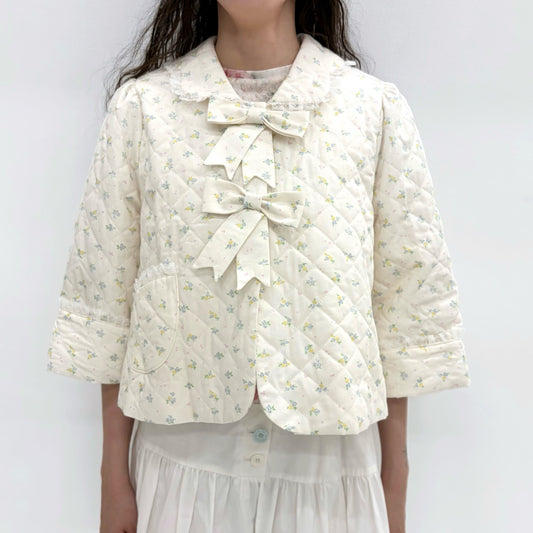 Eloise Quilted Jacket / Floral / キルティングジャケット