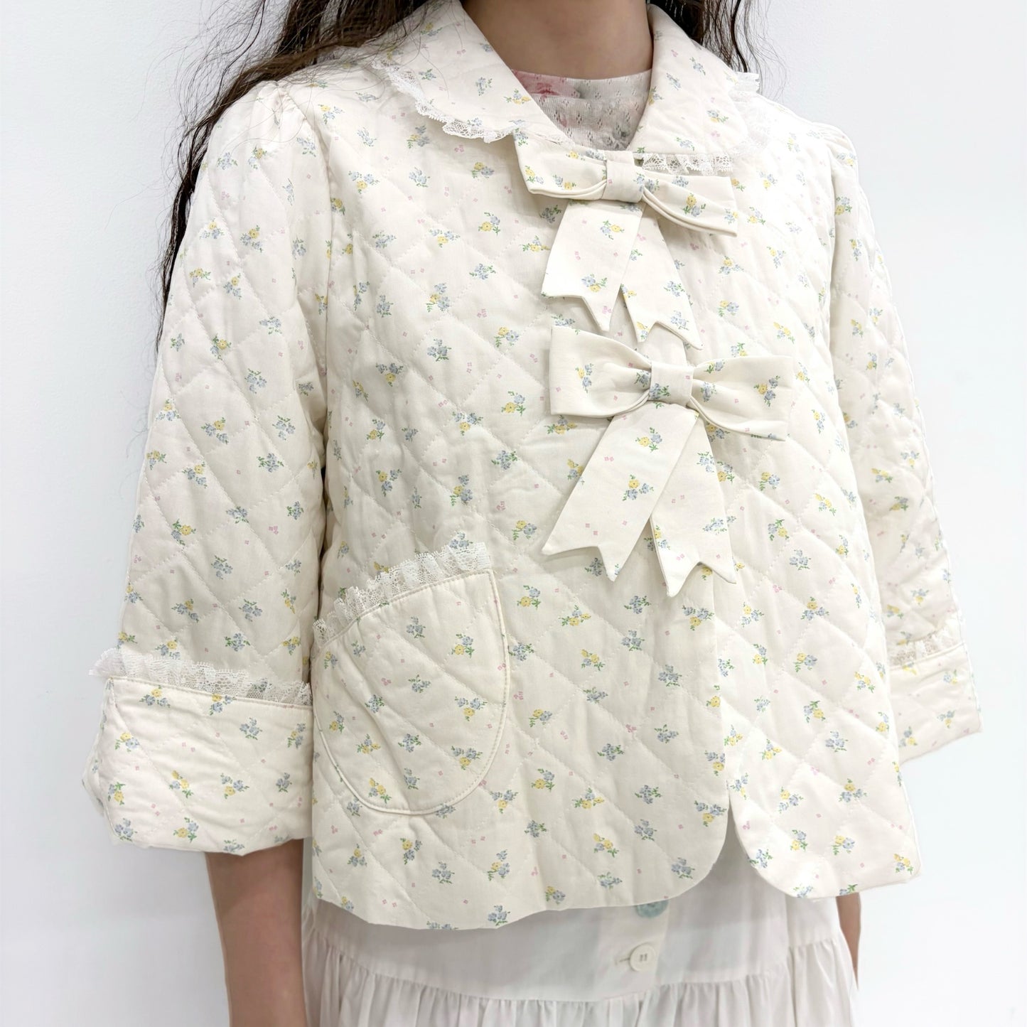 Eloise Quilted Jacket / Floral / キルティングジャケット
