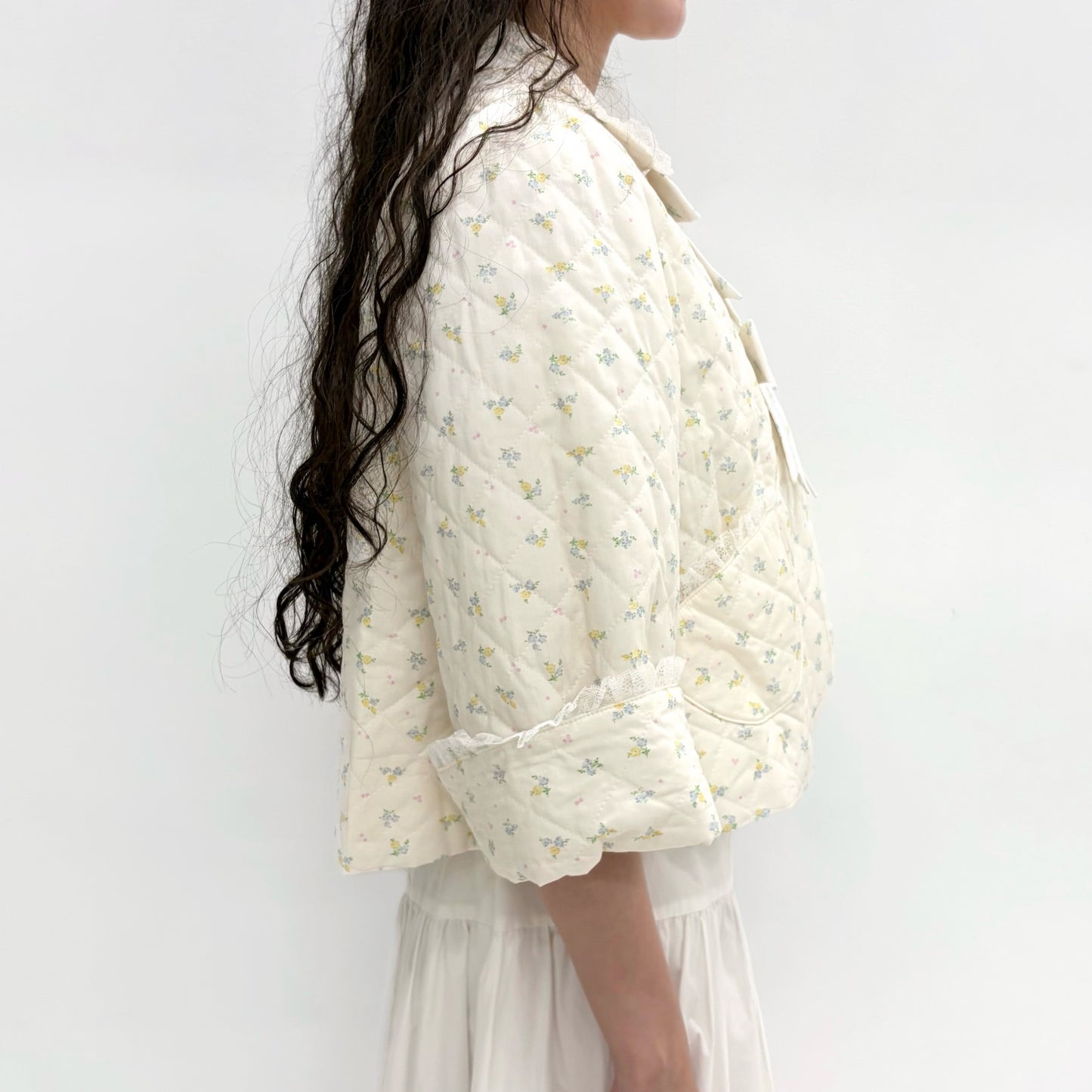 Eloise Quilted Jacket / Floral / キルティングジャケット