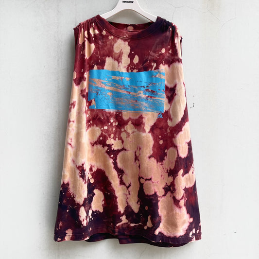 GATHER SLEEVE CUT ＆ SEW / NAVY / ギャザー袖カットソー