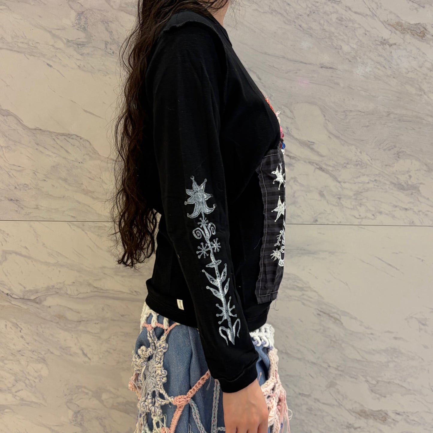 Harune collabolation Long Tshirt / Black / コラボレーションロングスリーブTシャツ