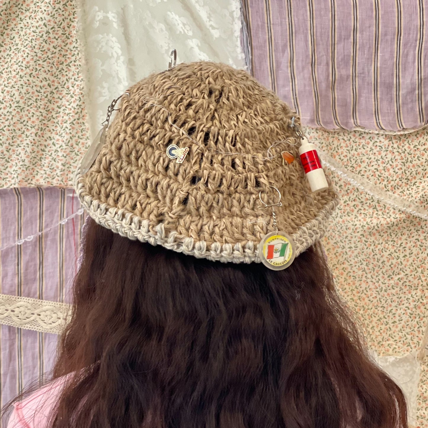 Straw Cap / Brown / ストローハット