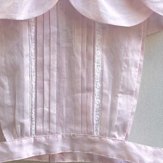 Sheer Cotton Blouse / Pastel Pink / シアーコットンブラウス