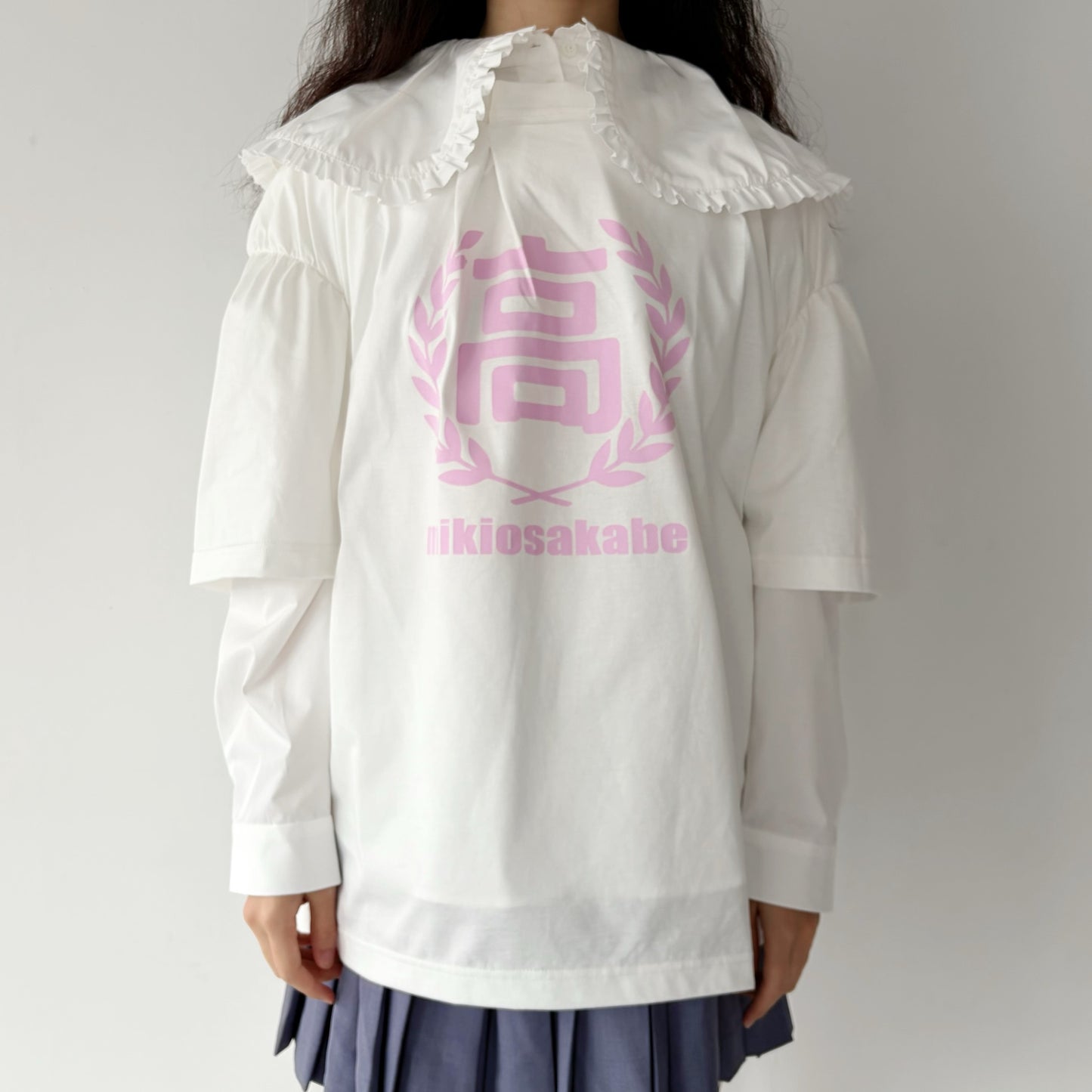 HIGH SCHOOL T-SHIRT / WHITE / グラフィックプリントTシャツ