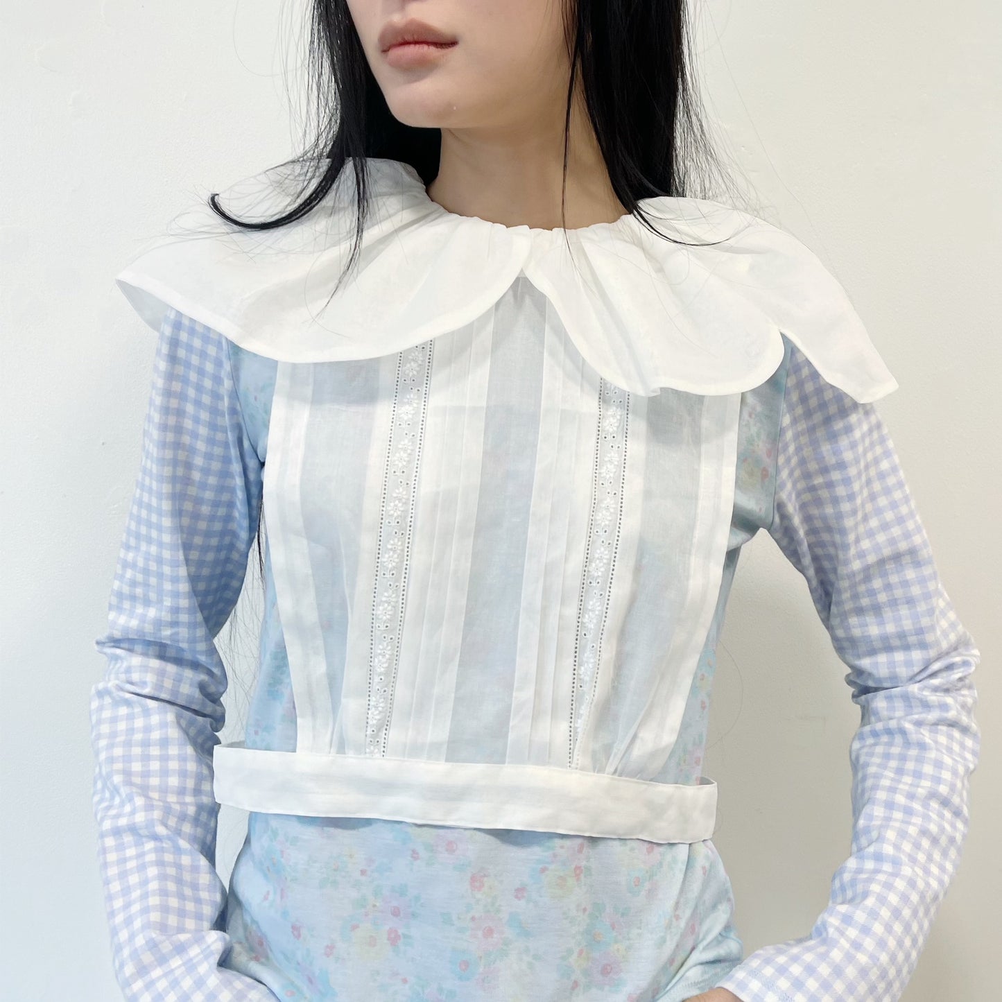 Sheer Cotton Blouse / Pastel Pink / シアーコットンブラウス