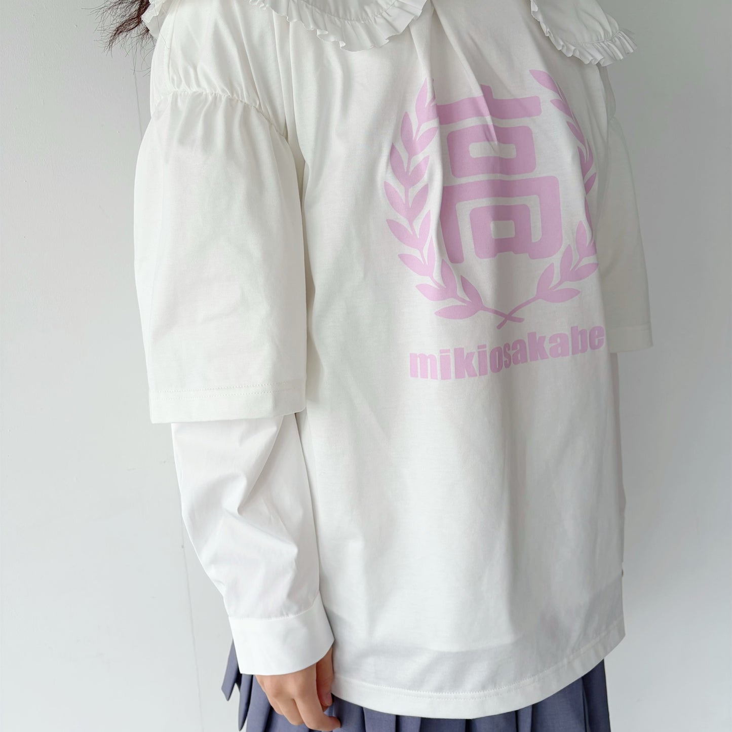 HIGH SCHOOL T-SHIRT / WHITE / グラフィックプリントTシャツ