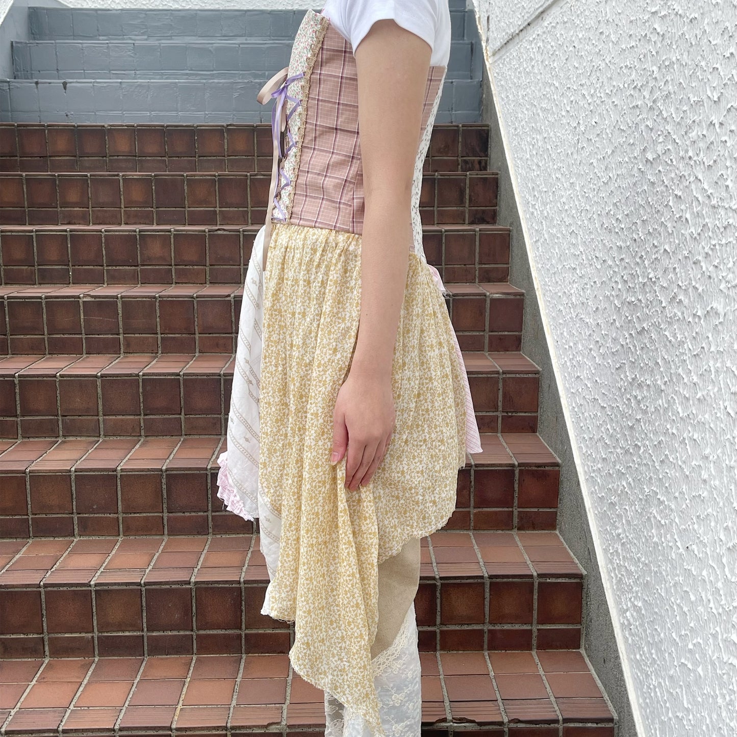 Corset dress / Pink Mix / コルセットドレス
