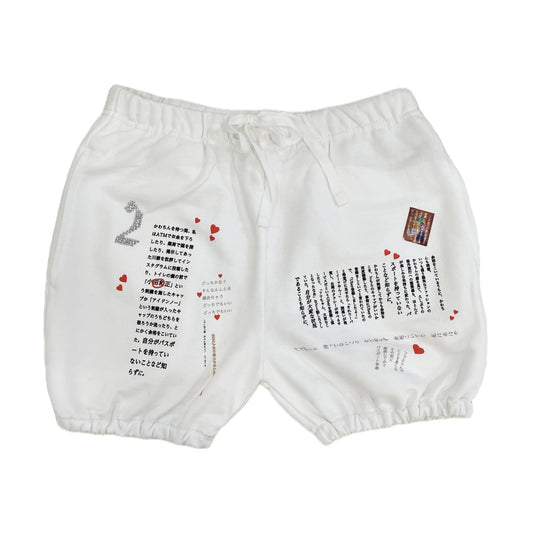 2・pants / プリントショートパンツ