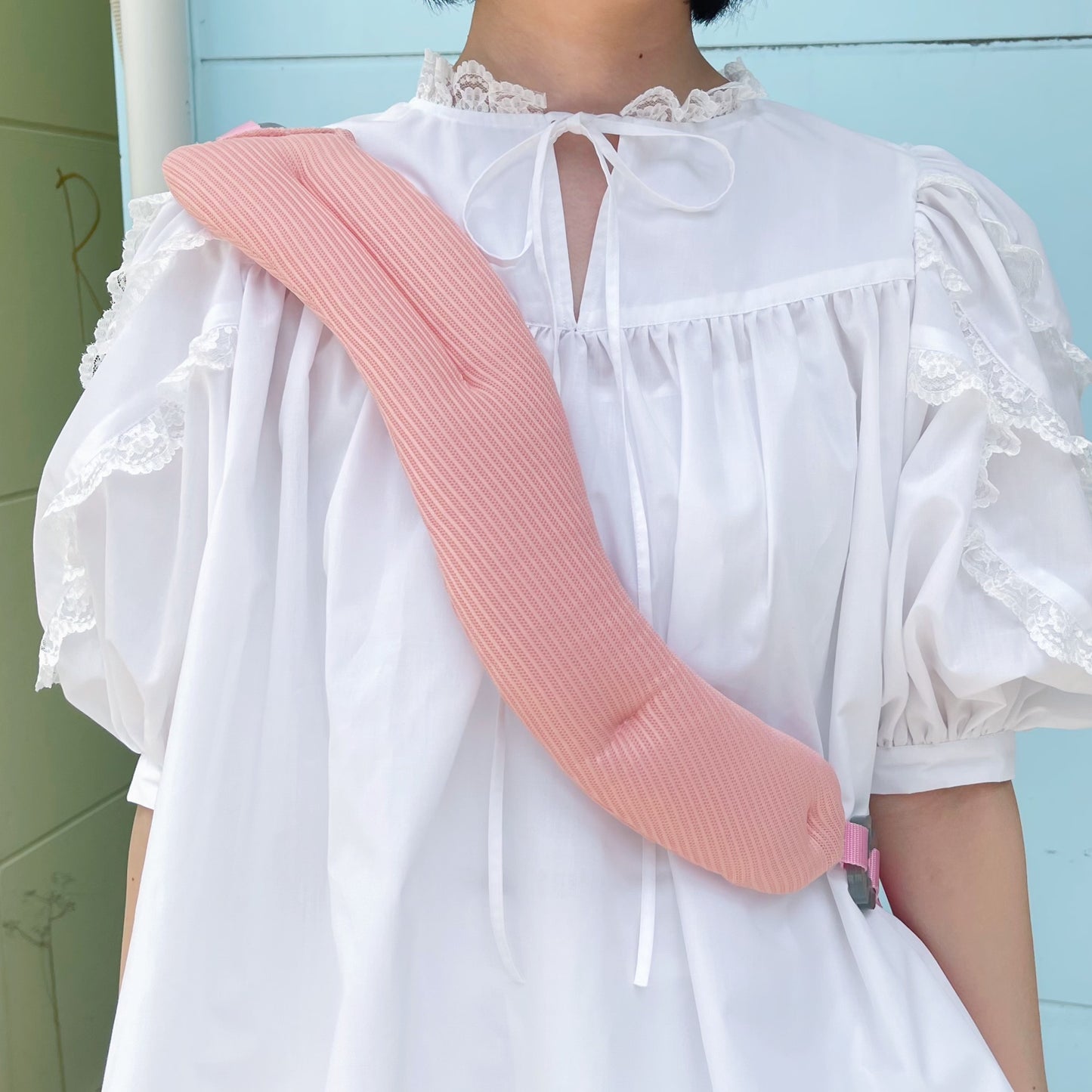 【SHEEP LIMITED】MIKIOSAKABE 7pocktes bag / Cream x Pink x Blue / ショルダーバッグ