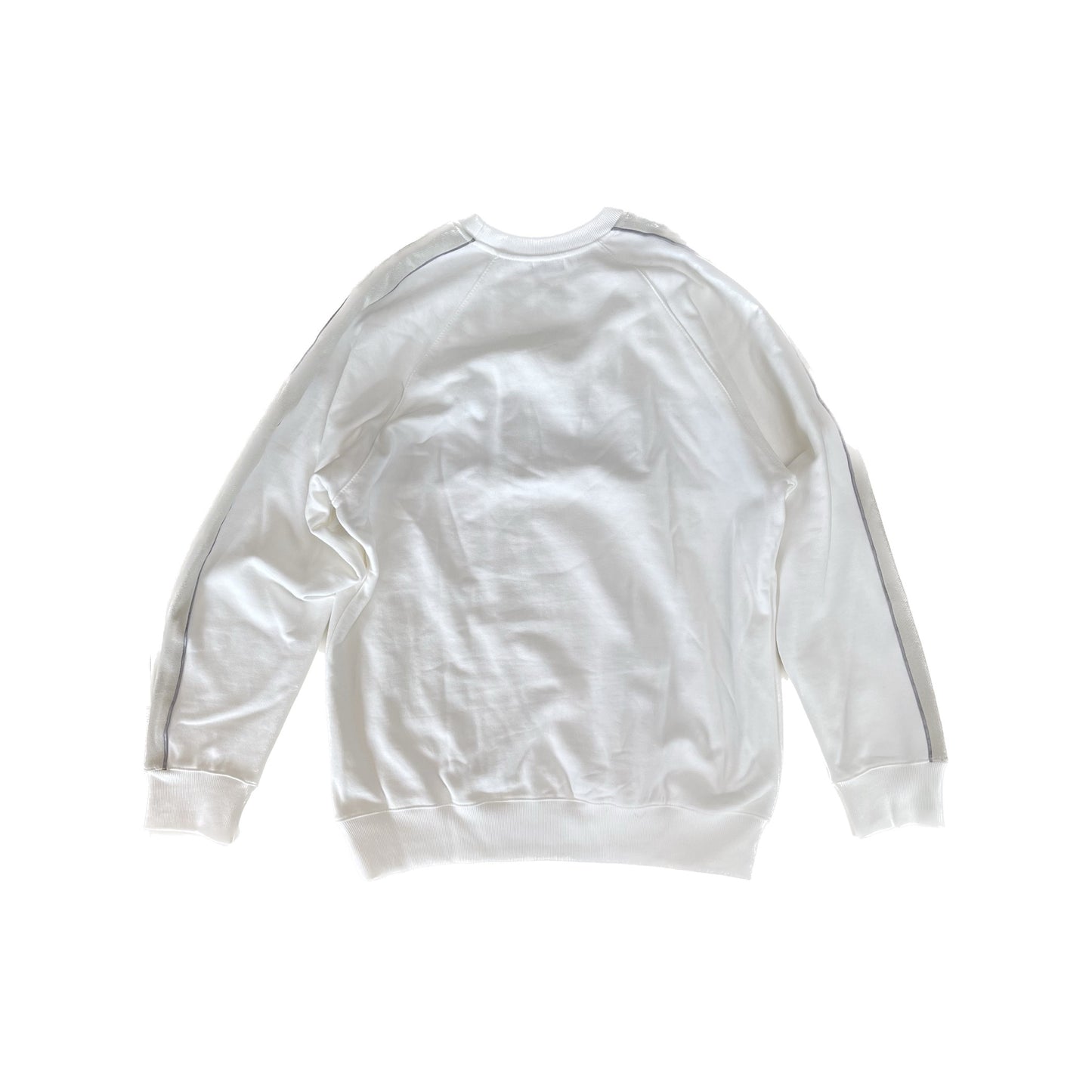 school jersey sweatshirt / white / スクールスウェット