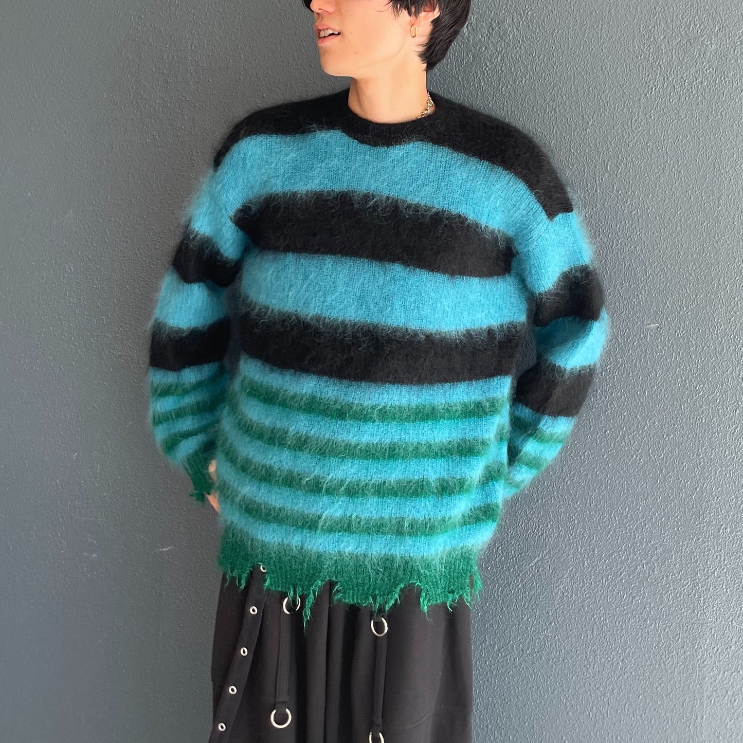 8,250円【RAGS McGREGOR】boarder knit ボーダニット