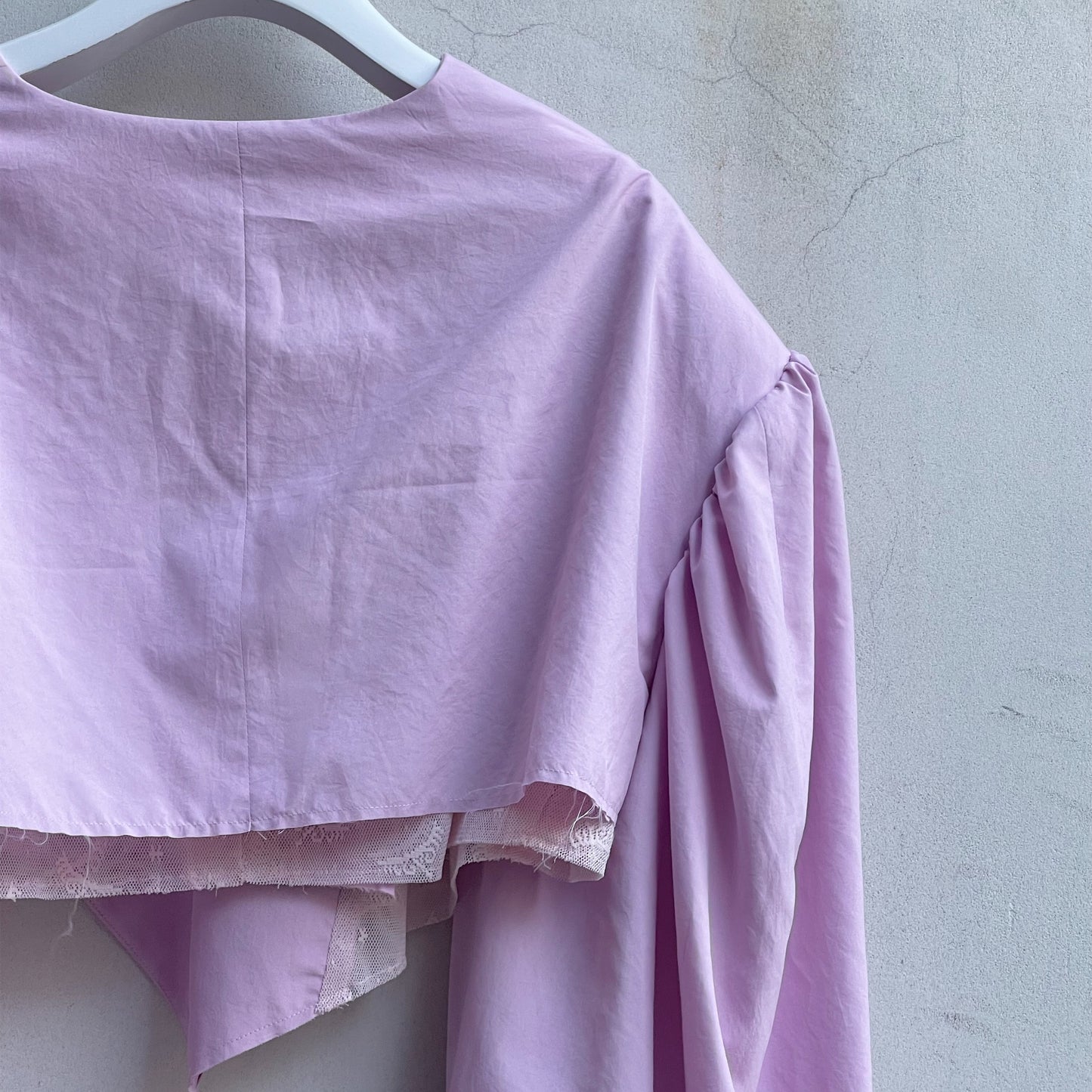 asymmetry jacket / pink / 2WAYジャケット