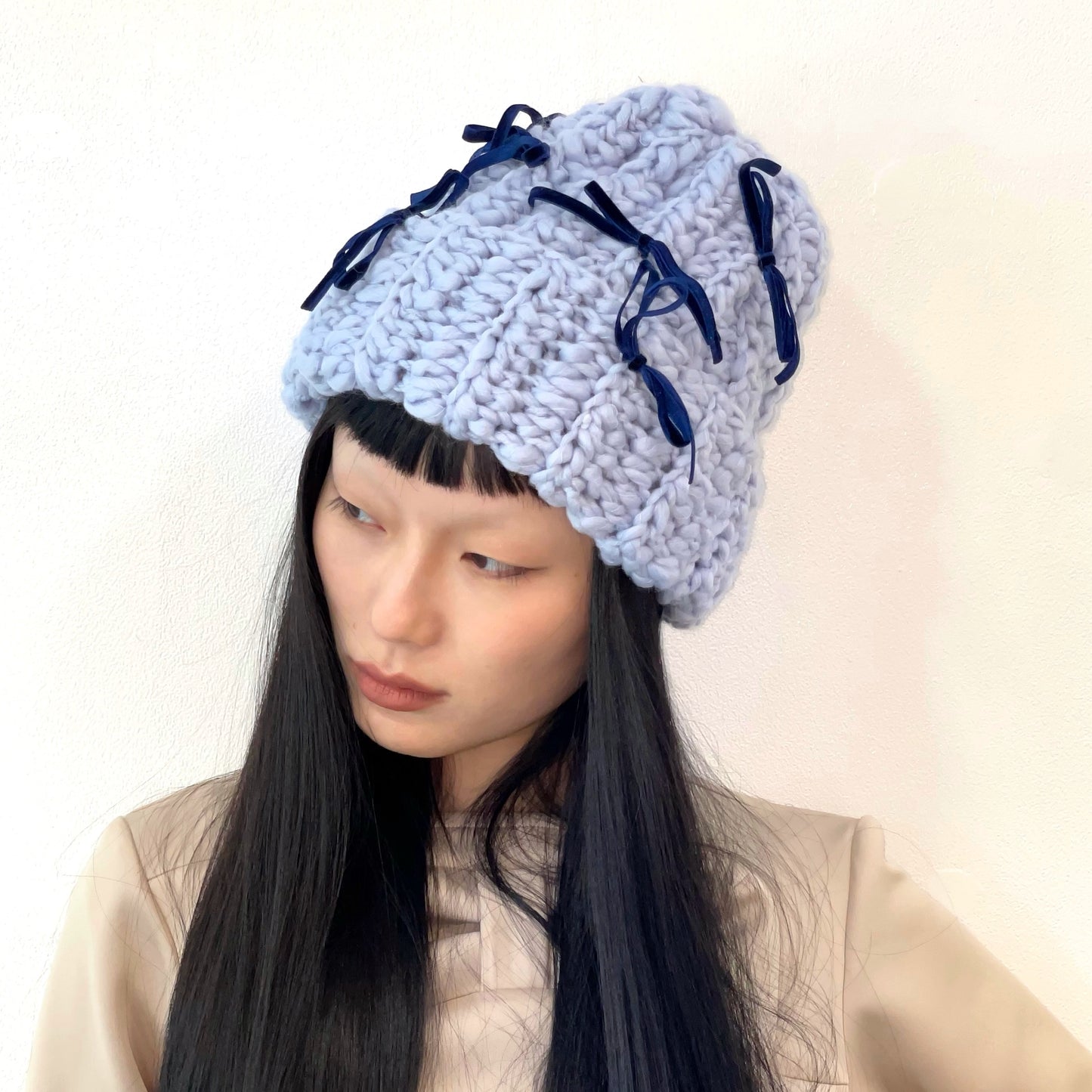 LONG RIBBON BEANIE / SORA / ロングリボンビーニー