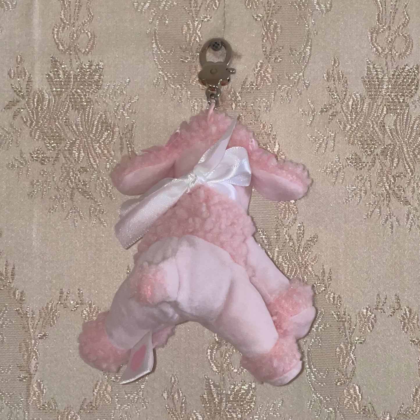 Poodle key-ring / Pink / プードルキーリング