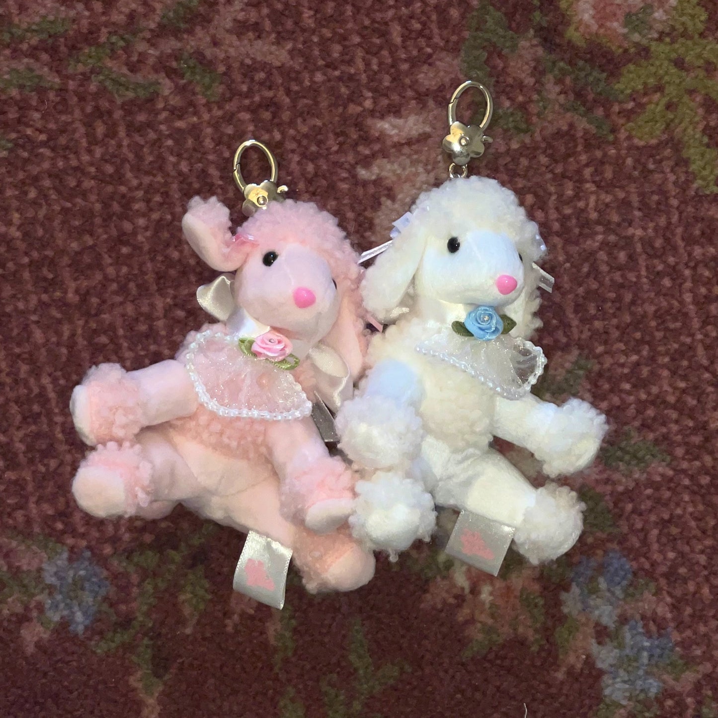 Poodle key-ring / Pink / プードルキーリング
