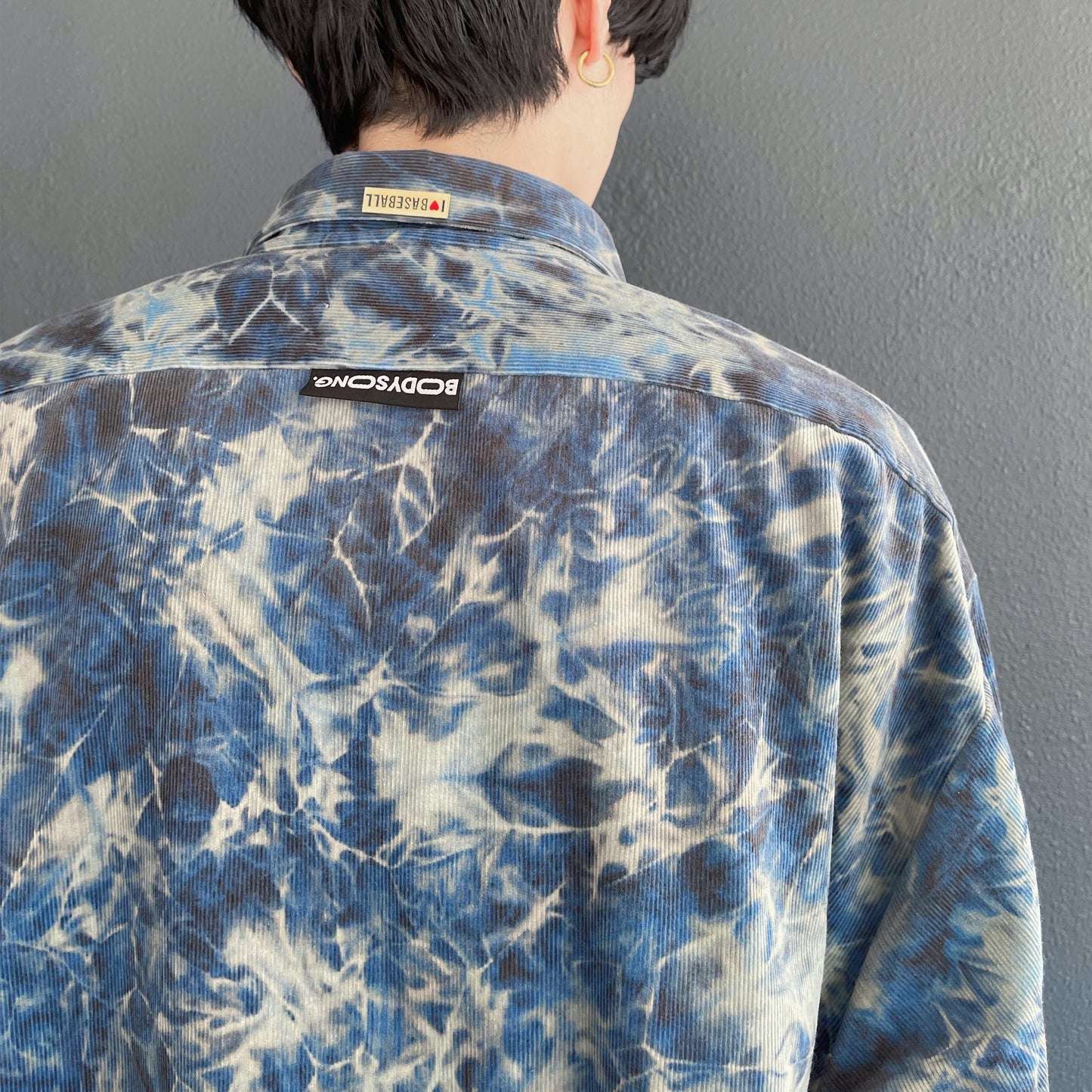 DECO CORD SJ / BLUE / ブリーチコーデュロイシャツジャケット