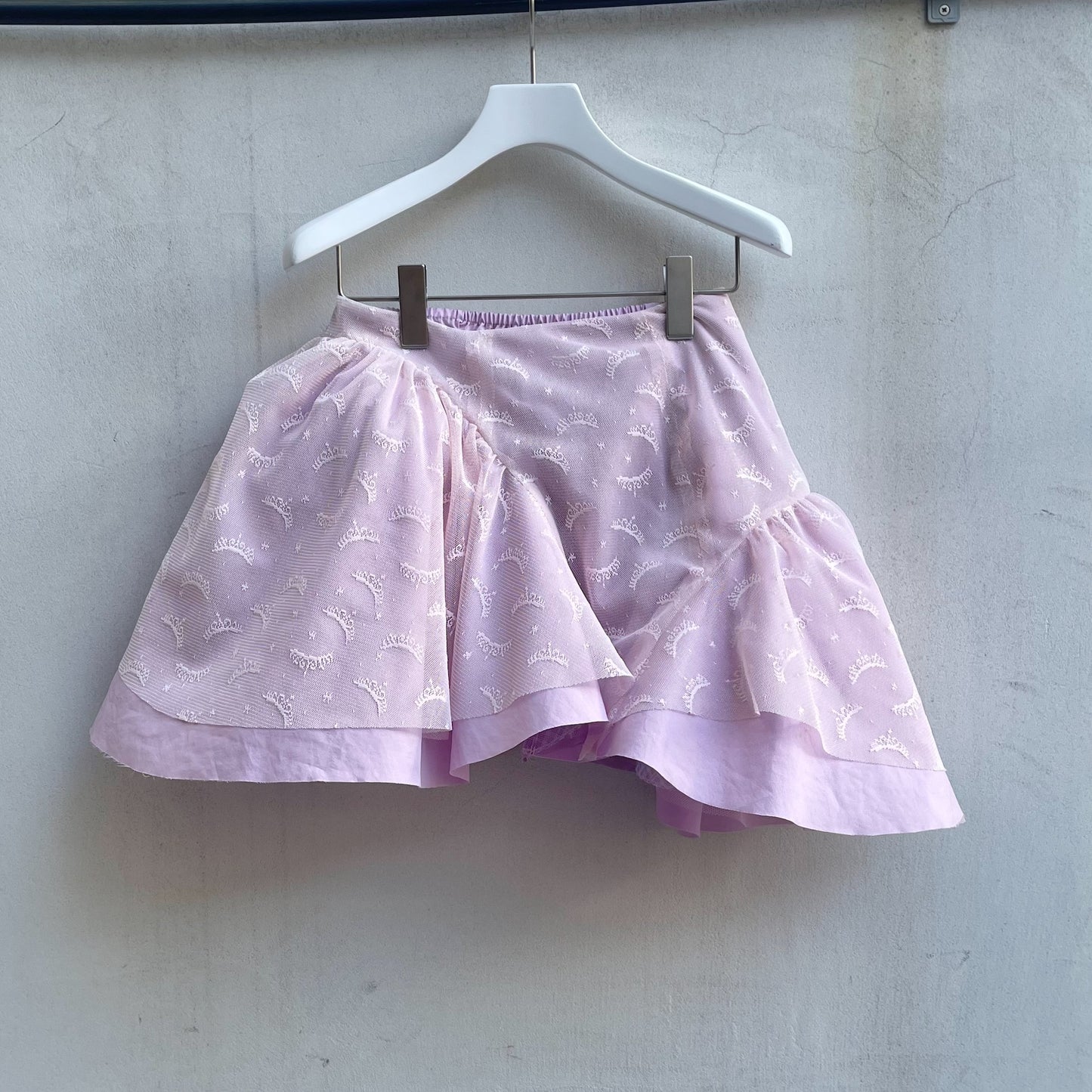 asymmetry skirt / pink / アシンメトリーボリュームスカート