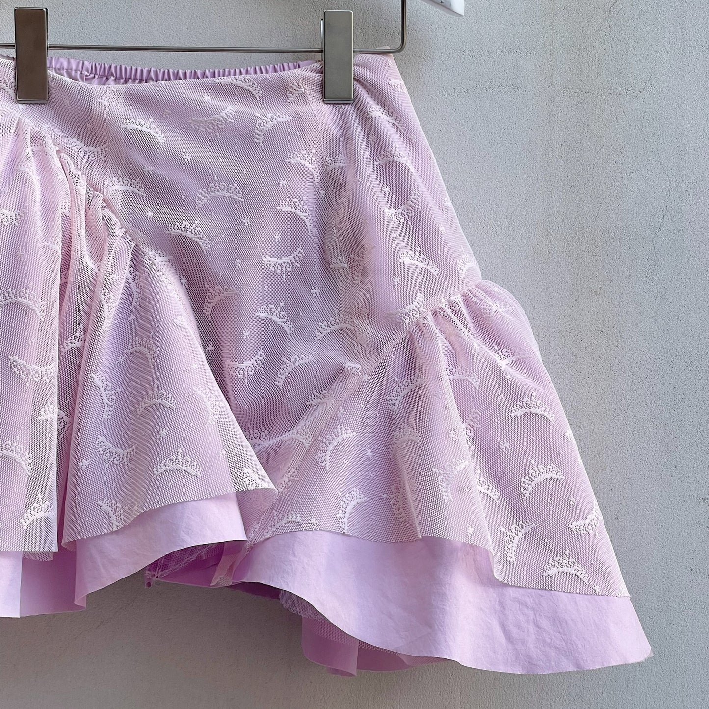 asymmetry skirt / pink / アシンメトリーボリュームスカート | シープ