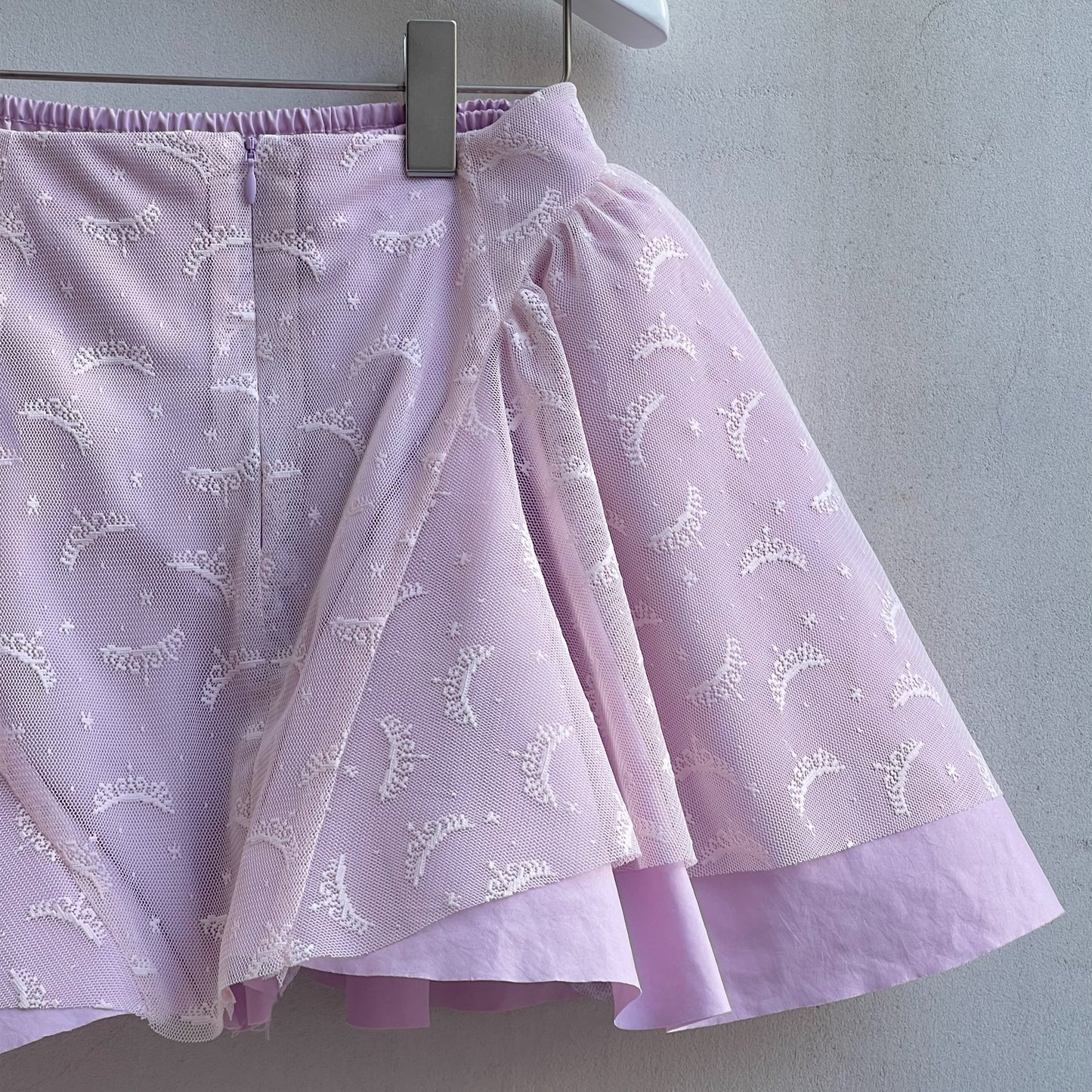asymmetry skirt / pink / アシンメトリーボリュームスカート