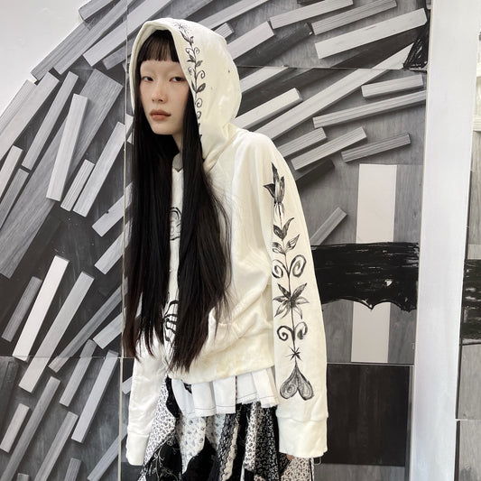 Harune Hoodie / White / haruneコラボレーションフーディー