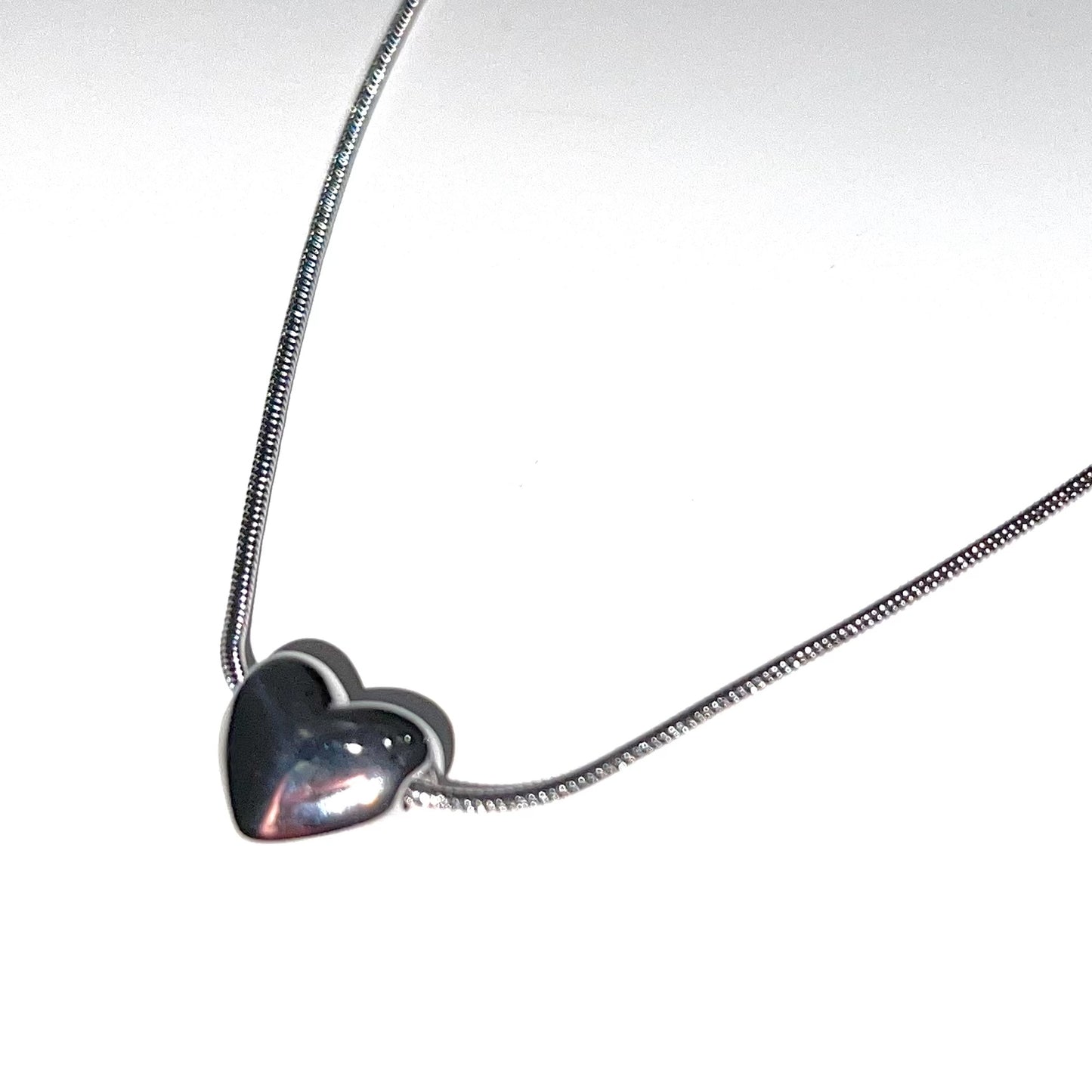 BABY HEART NECKLACE / SILVER / ステンレスネックレス