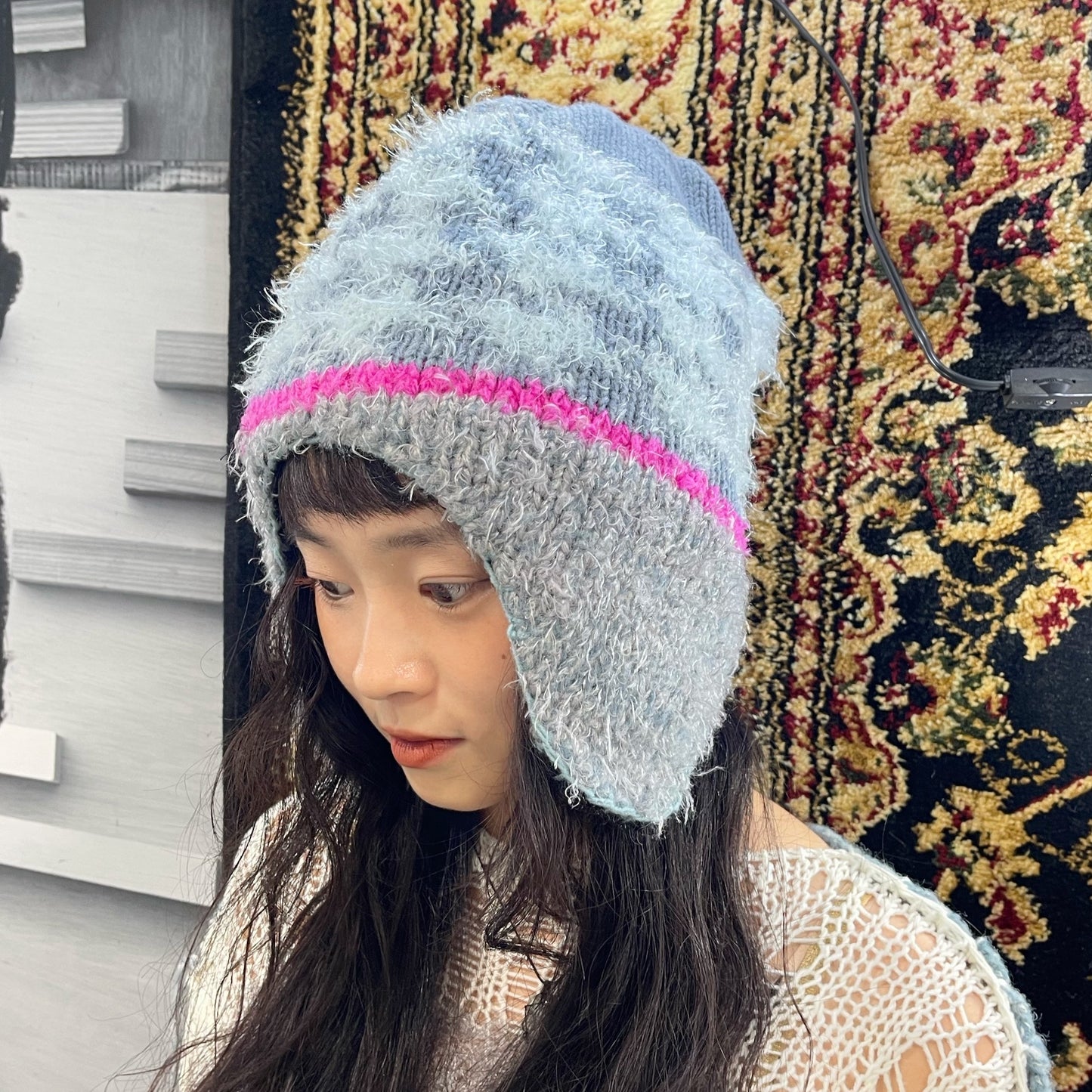 Flyght Knit cap / Gray / フライトニットキャップ | シープ / SHEEP