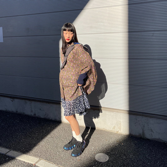 MIKIOSAKABE / Ready for night one-piece / green / 花柄