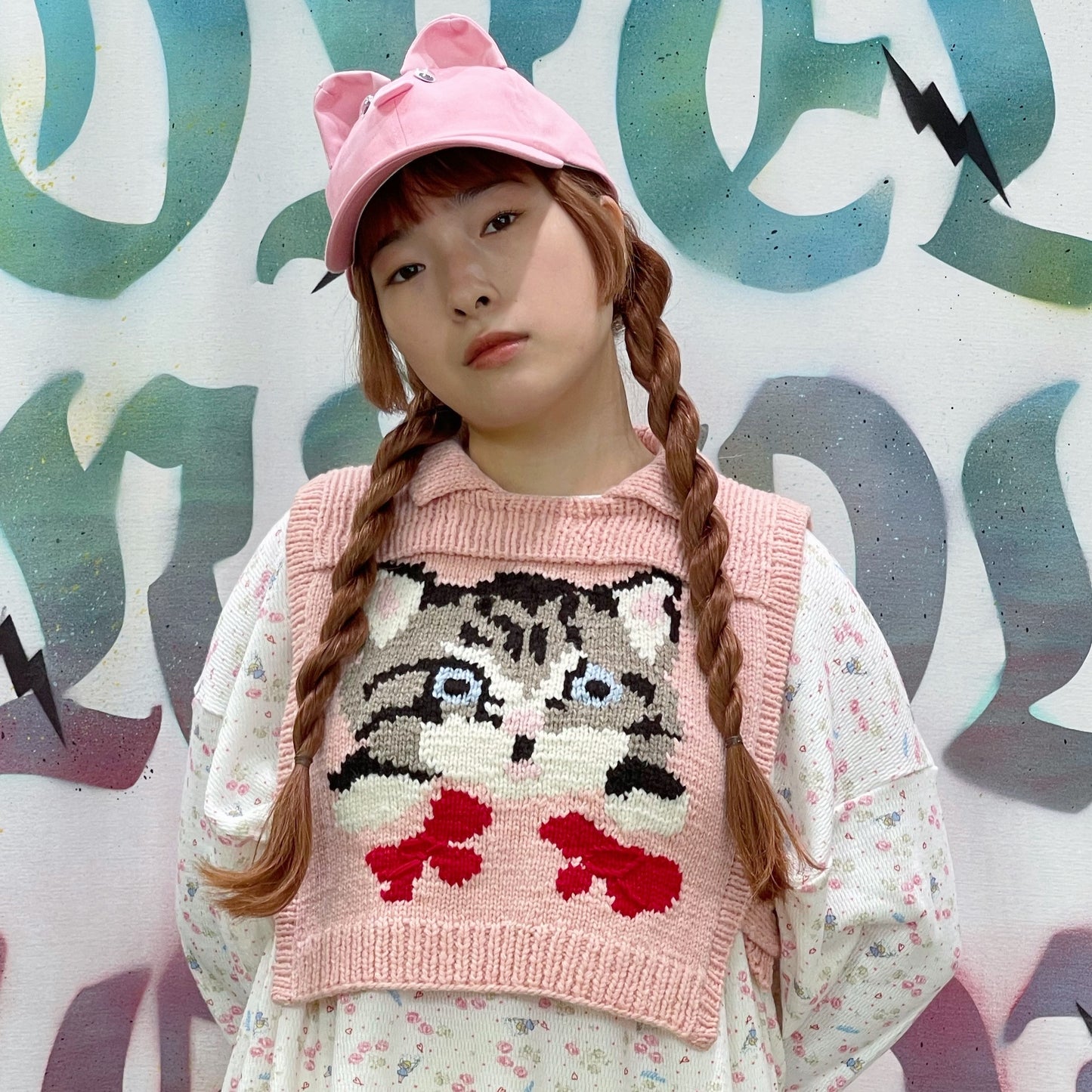 Kitty cap / PINK / キャップ | シープ / SHEEP | SIIILON