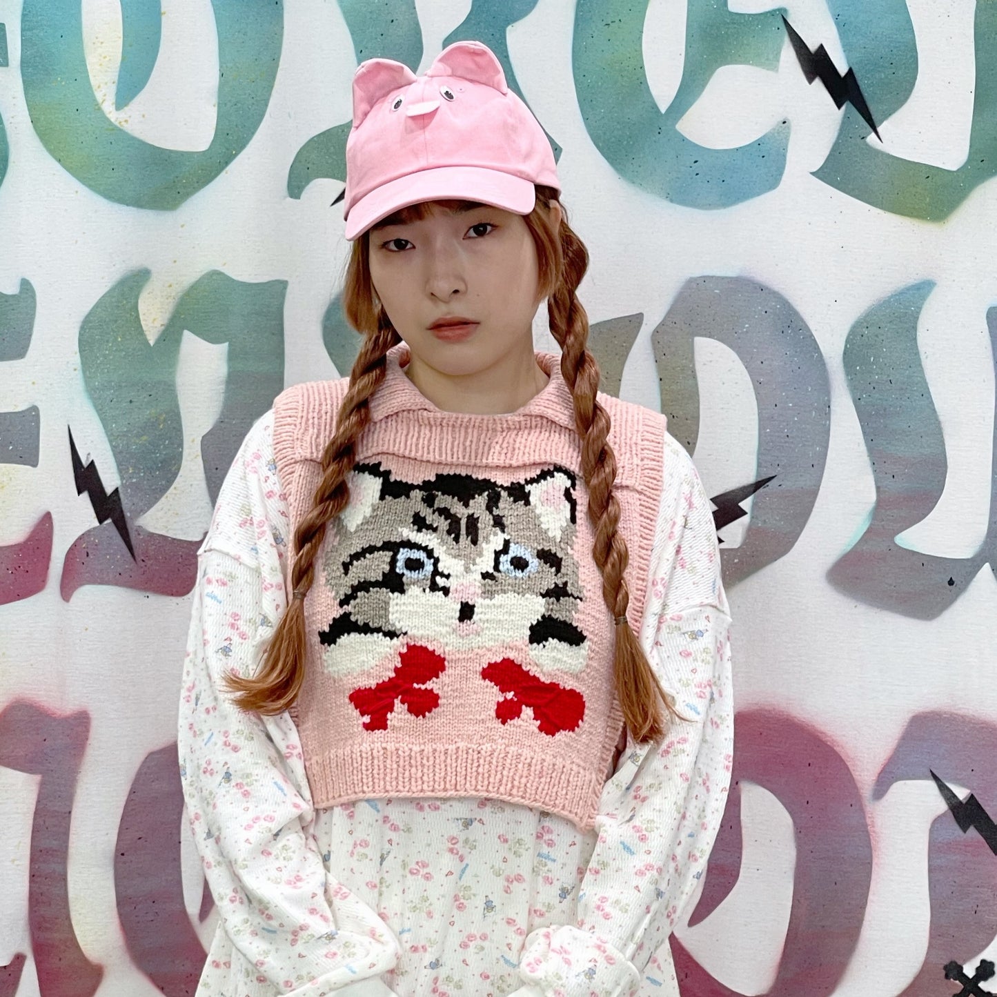 Kitty cap / PINK / キャップ | シープ / SHEEP | SIIILON