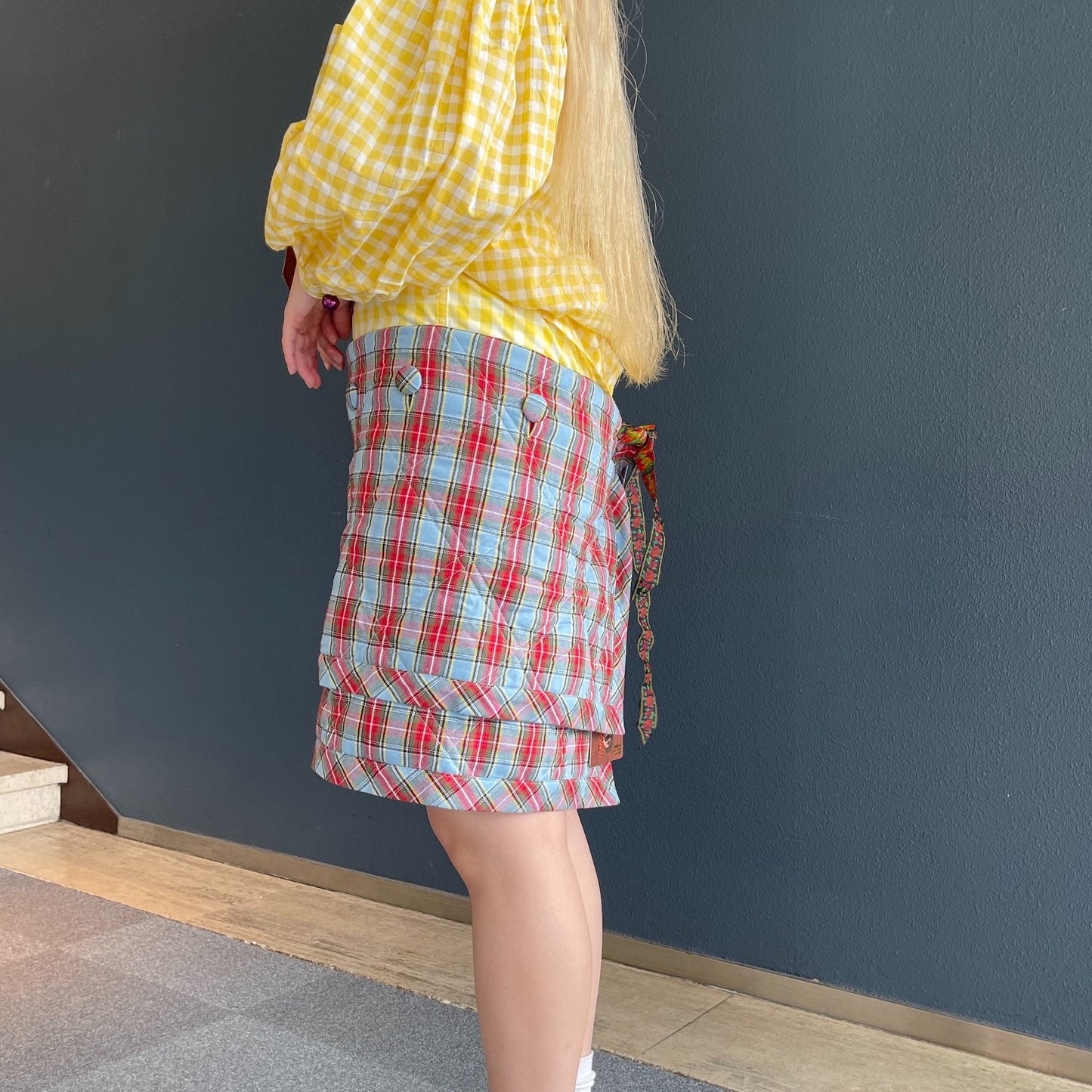 The Final Concealment 01 / Yellow With Tartan / ショートパンツ