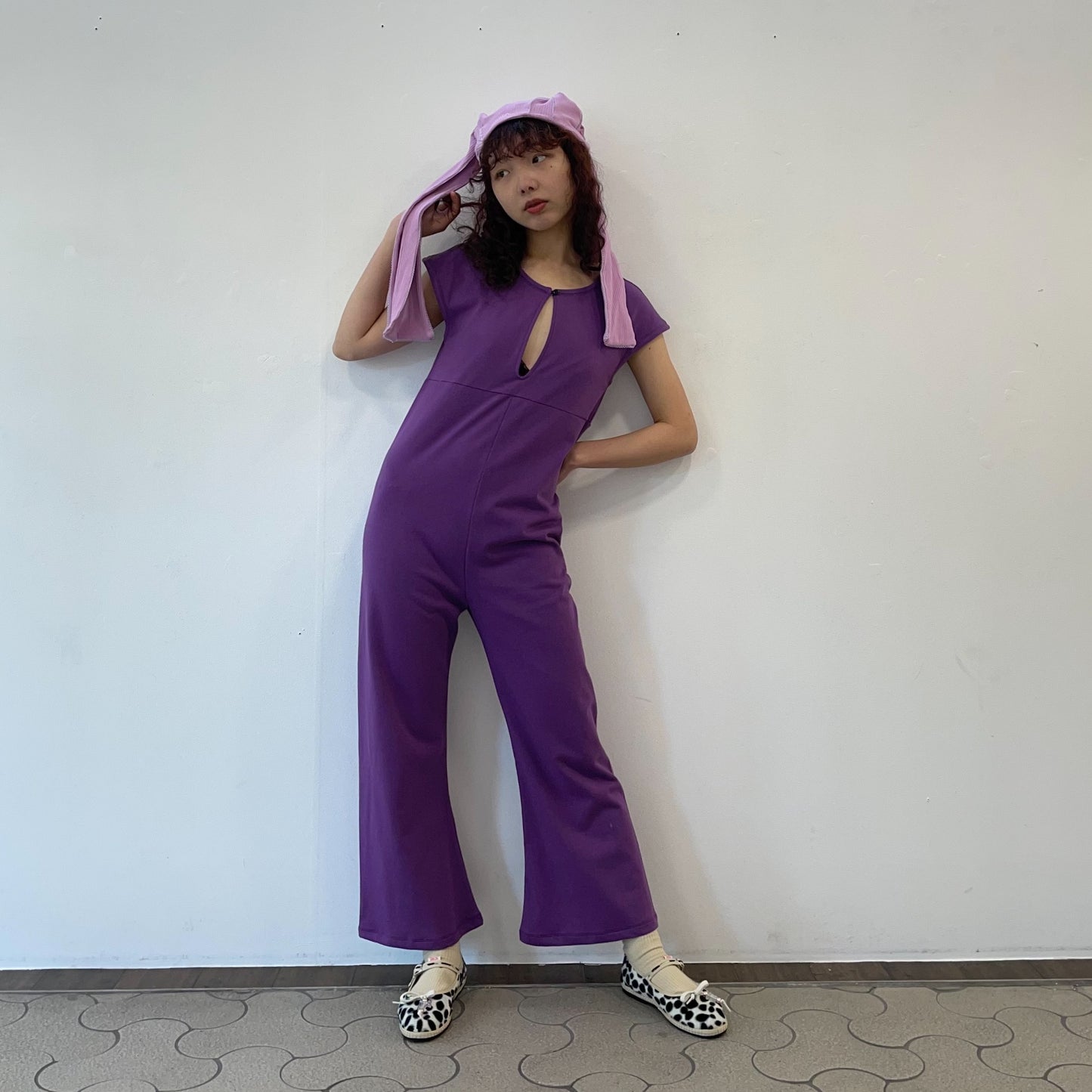 SHEEP別注】Escape light cap / LIGHT PURPLE / リブキャップ