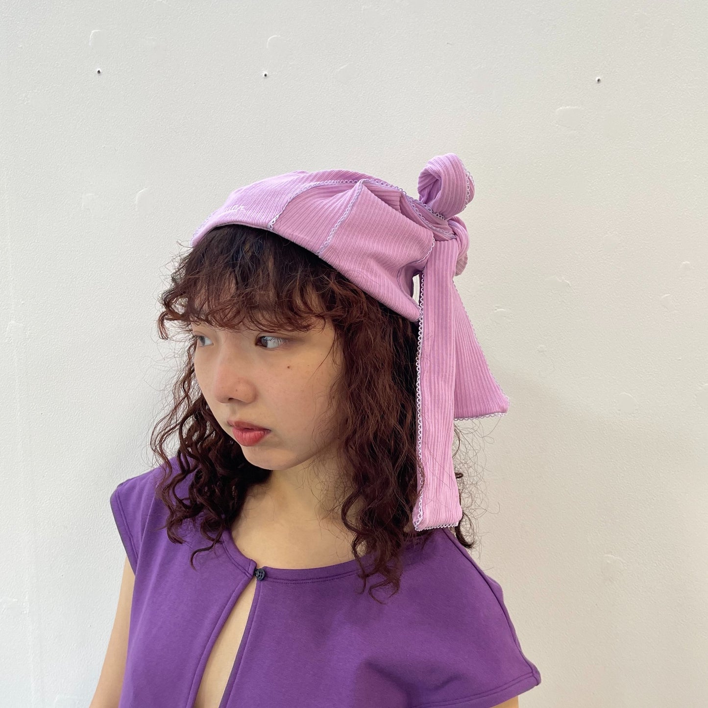 SHEEP別注】Escape light cap / LIGHT PURPLE / リブキャップ