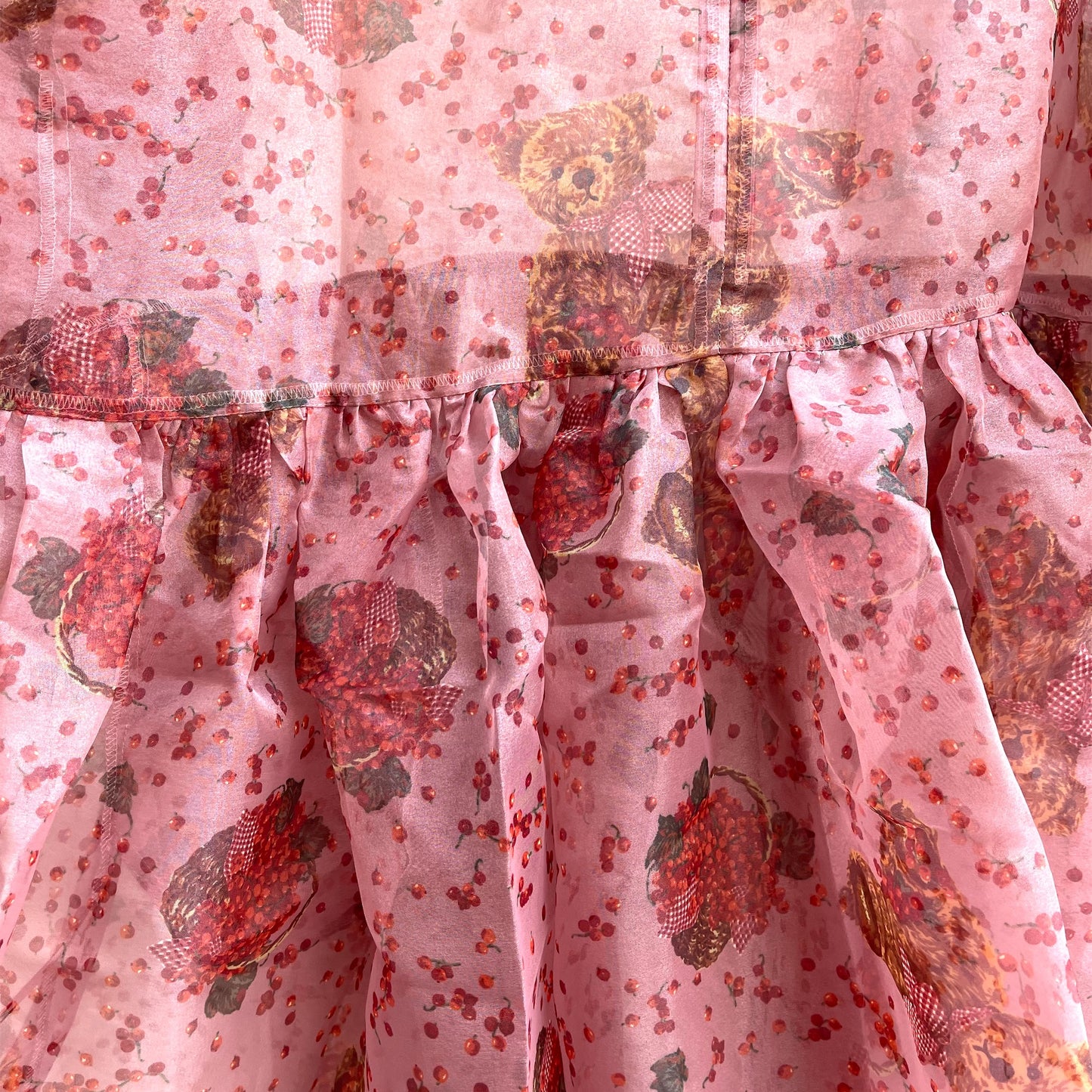 【MIKIOSAKABE×PINK HOUSE】Tulip dress / pink / パフスリーブワンピース