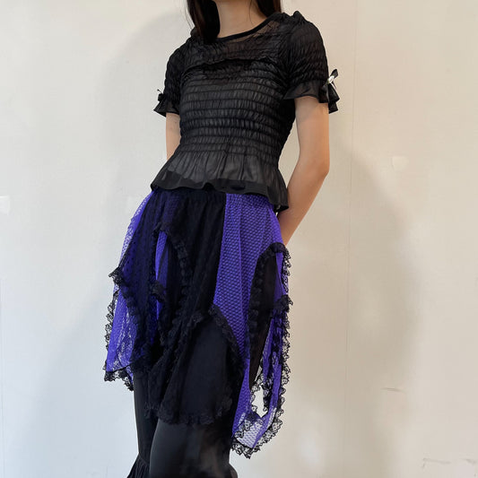 Fabian Kis-Juhansz / Short skirt / purple / チュール