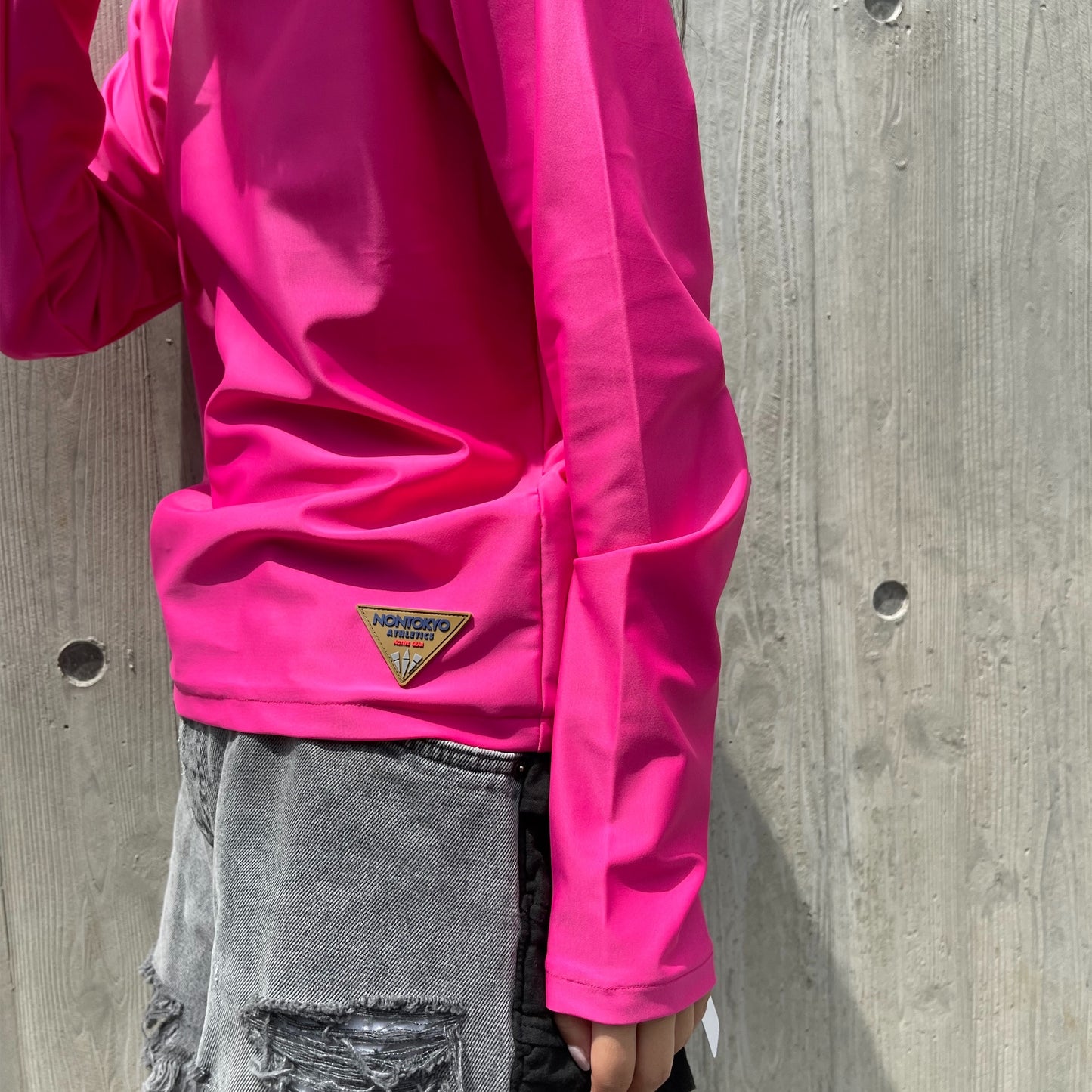 STRETCH HI-NECK CUT AND SEWN / PINK / ストレッチ | シープ / SHEEP 