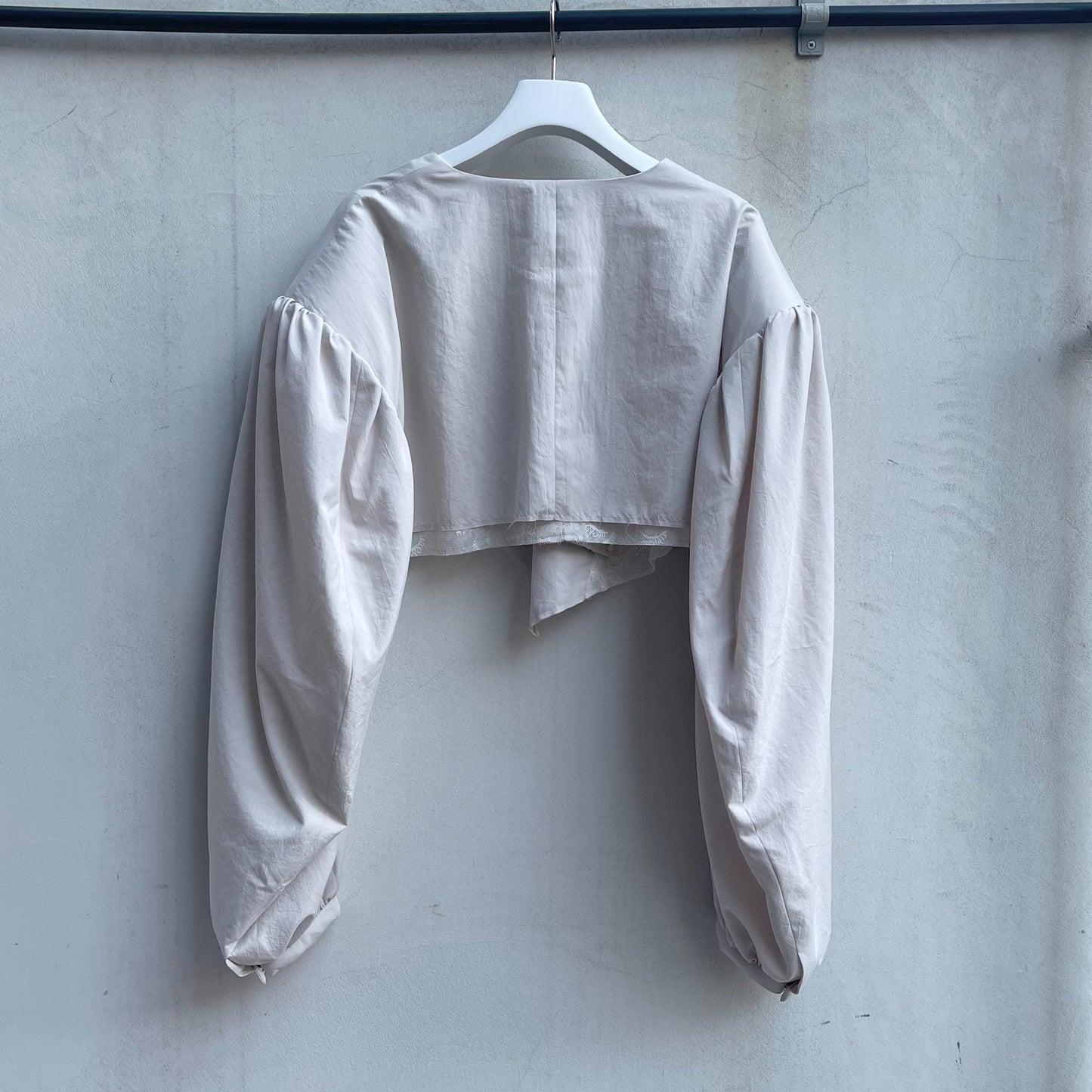 asymmetry jacket / beige / 2WAYジャケット