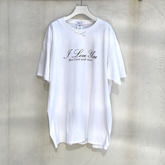 I love you T-shirts / White / レタリングTシャツ