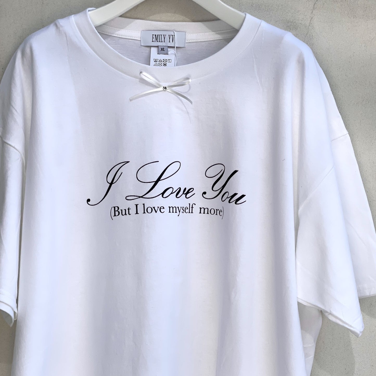 I love you T-shirts / White / レタリングTシャツ | シープ / SHEEP